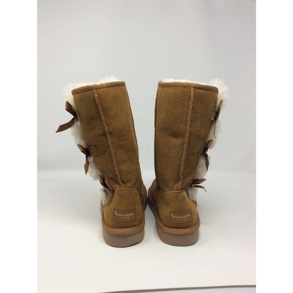 NWOT Koolaburra Camel Mid calf boots faux fur lined in Women size 6 - Picture 9 of 10
